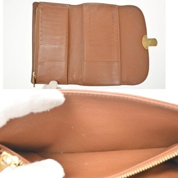 LOUIS VUITTON Amelial Wallet Monogram Mahina Leather BN M58157 69TA434 - Picture 9 of 14